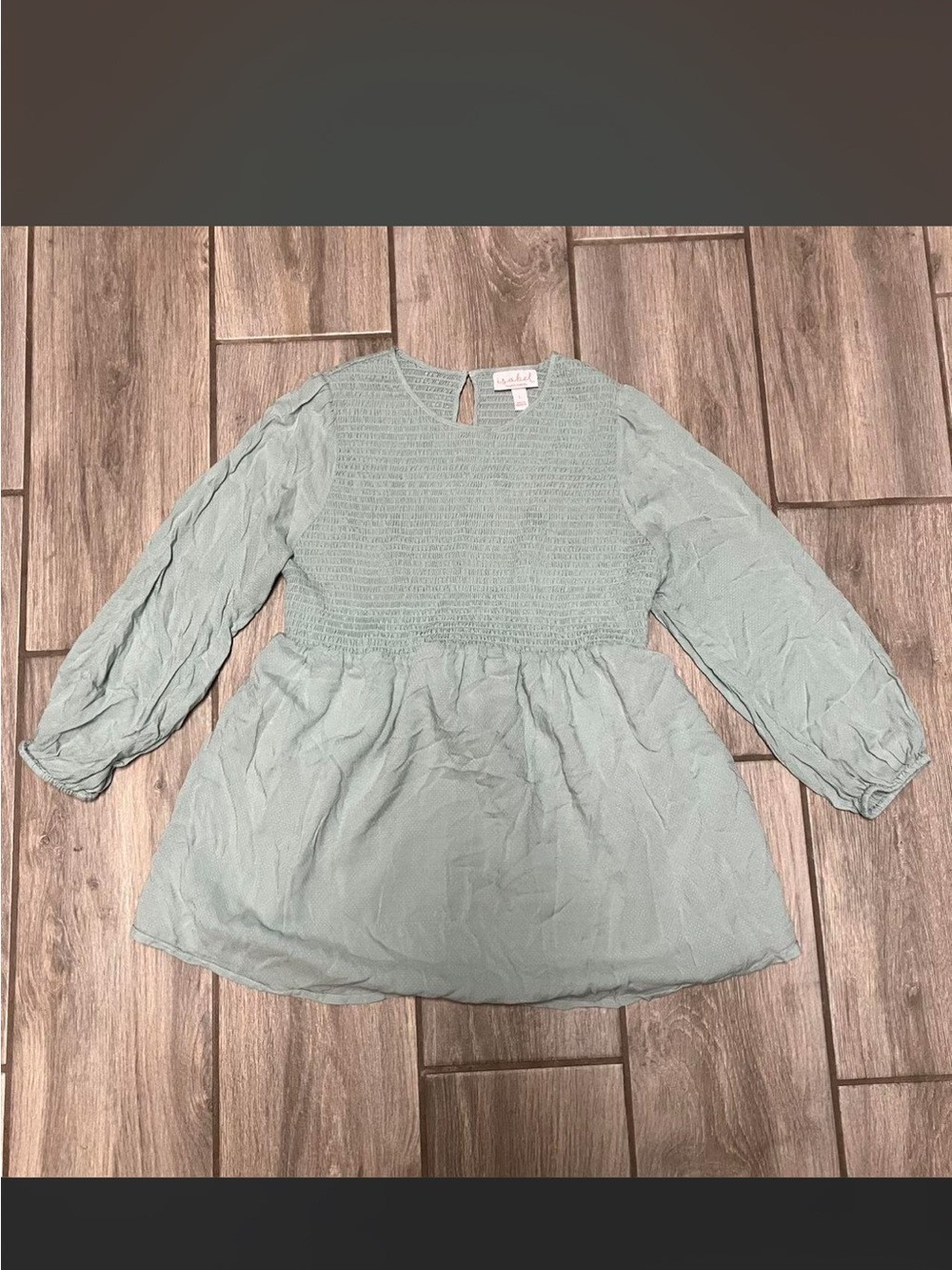 Smocked Maternity Blouse